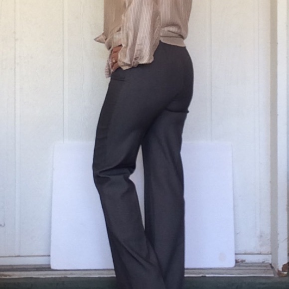 ST. JOHN GRAY WOOL DRESS PANTS SIZE 2 - Picture 4 of 8